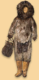 Eskimo Doll - Woman with bag Eskimo Doll - Woman with bag