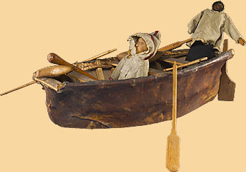 Model Umiak with Figures and Accessories - D2007-05008