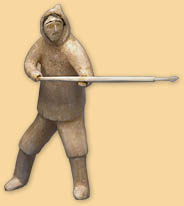 Standing Hunter with Harpoon