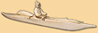 Chasseur en kayak Chasseur en kayak