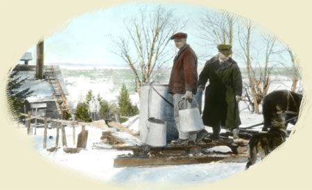Le temps des sucres au Qubec, vers 1900., © MCC/CMC, Q 9.8.12 LS