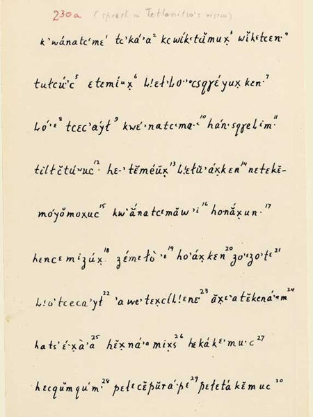 « Speech in Tetlenitsa's vision », Ottawa, 1912, CDA-2004-003-002