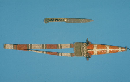 Gaine de couteau; couteau, © MCC/CMC, III-X-281 a-b