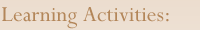 Learning Activities