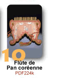 Flûte de Pan coréenne
