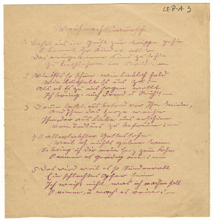 Mennonite Christmas poetry, © CMC/MCC, Wilbur N. Lepp, B241 F17