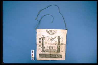 Masonic apron, © CMC/MCC, D-2518