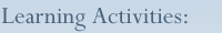 Learning Activities