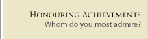 Honouring Achievements