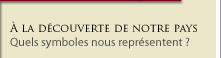 À la découverte de notre pays