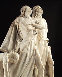 Le brisement du sabre (détail)