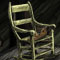 Slat back rocking chair