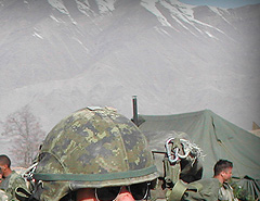 READY FOR COMBAT - Photo: Stephen Thorne/Canadian Press