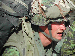 READY FOR COMBAT - Photo: Stephen Thorne/Canadian Press