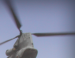 SECURING THE LANDING - Photo: Stephen Thorne/Canadian Press