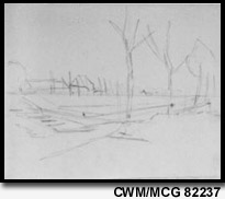 Sketch for London Bridge CWM/MCG 82237
