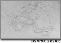 Sketches/Dieppe Raid CWM/MCG 82408