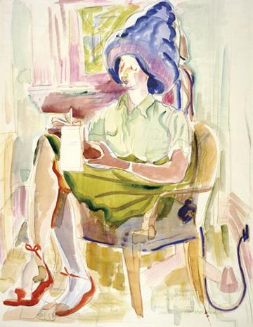 CWAC beauty parlour # 1, Pegi Nicol MacLeod, Canadian War Museum, 19710261-5749