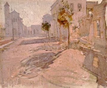 Central Square, Tobruk, Ivor Hele, Australian War Memorial, ART22865