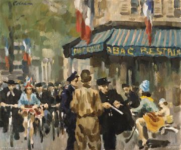 Paris libr, Colin Colahan, Australian War Memorial, ART25705