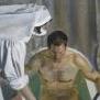 A Saline Bath, RAF Hospital,  Alfred Reginald Thomson (RA), IWM ART LD 3629