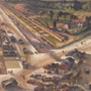 Construction of a runway at an aerodrome, Alan Sorrell, IWM ART LD 5674