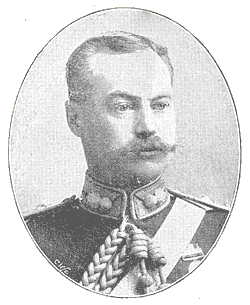 Photographie de la guerre des Boers, Le lieutenant-colonel Charles W. Drury, commandant de la Brigade divisionnaire du Royal Canadian Field Artillery, en Afrique du Sud, de fvrier  dcembre 1900. T.G. Marquis, Canada's Sons on Kopje and Veldt