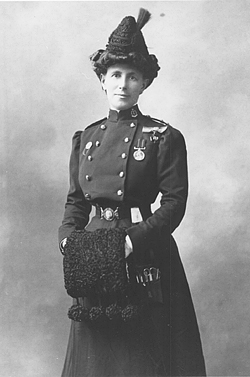 Boer War Photo, Georgina Fane Pope, Canadian nursing sister in South Africa, November 1899 - December 1900; January - June 1902. CWM AN19830041-182