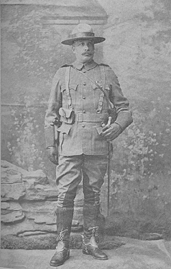 Boer War Photo, Lieutenant-Colonel Sam Steele, Commanding Officer of Strathcona's Horse in South Africa, April 1900 - January 1901, and of 