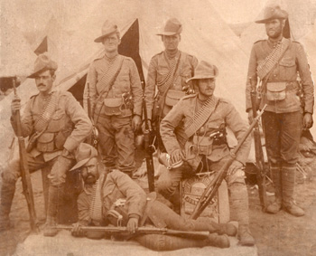 Anglo Boer War Photo, Canadians on the veldt in South Africa. 19820205-003