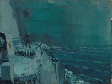 Fog Painted by Donald C. Mackay in 1943