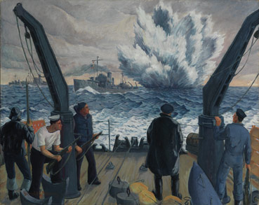 Mine DestructionPainted by Donald C. Mackay around 1943