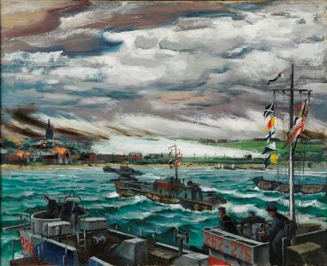 D-DayPainted by Thomas (Tom) Wood in 1944