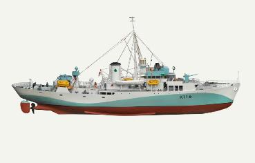 HMCS Chambly Model