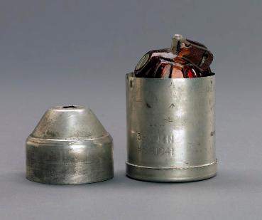 Holman Projector Canister and Grenade
