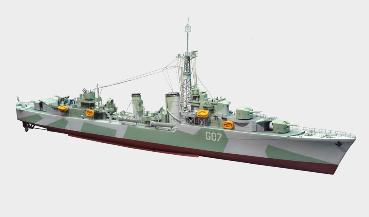 HMCS Athabaskan Model