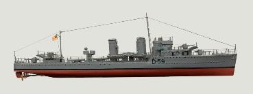 Model, HMCS Skeena