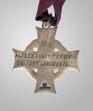 Memorial Cross, Third Engineer Alfred Henry Perry, SS Fort Longueuil