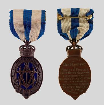 Albert Medal, Chief Motor Mechanic Ernest Alfred Pooley 