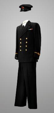 Merchant Navy Uniform, Clovis Ira Bordeleau