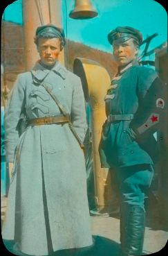 Red Army Guards aboard HMCS Thiepval