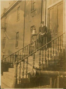 Leonard W. Murray at the Royal Canadian Navy Barracks, Halifax