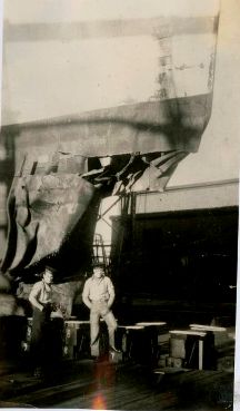 Ramming damage to HMCS Assiniboine