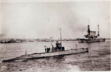 Canadian Submarine in Harbour