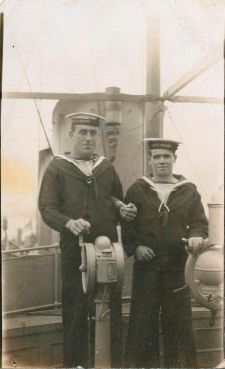 Two Sailors on Board HMCS Grilse