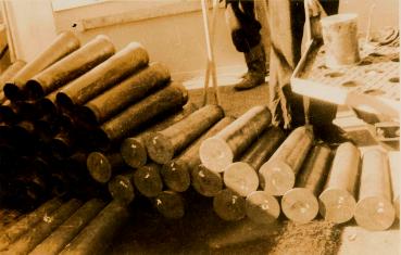 Spent 4-inch Cartridge Casings, HMCS Swansea