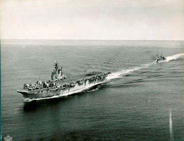 HMCS Magnificent and Destroyer