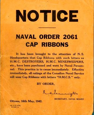 Cap Ribbon Order