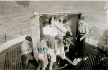 Gun Crew at Practice, SS Stanley Park