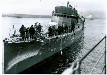 HMCS St. Croix in Halifax Harbour, December 1940